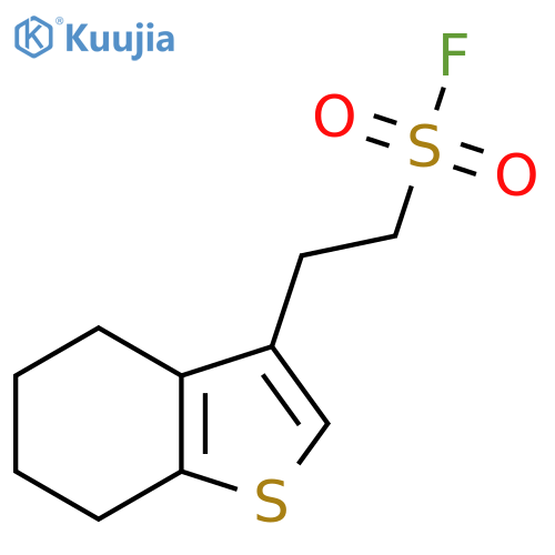 2-(4,5,6,7-tetrahydro-1-benzothiophen-3-yl)ethane-1-sulfonyl fluoride structure