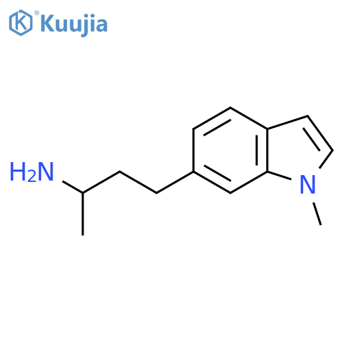 4-(1-methyl-1H-indol-6-yl)butan-2-amine structure