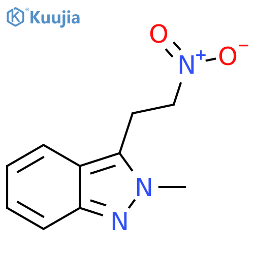 2-methyl-3-(2-nitroethyl)-2H-indazole structure