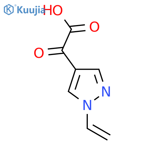 2-(1-ethenyl-1H-pyrazol-4-yl)-2-oxoacetic acid structure