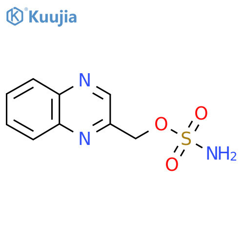 (quinoxalin-2-yl)methyl sulfamate structure