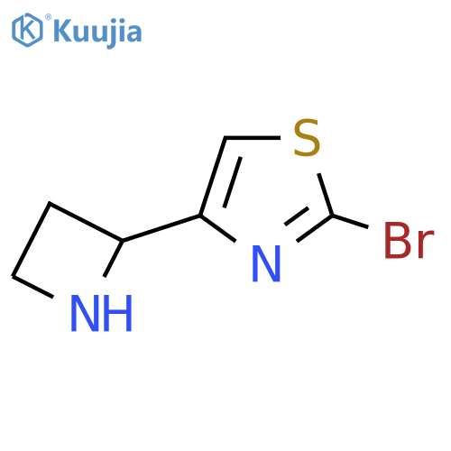 4-(azetidin-2-yl)-2-bromo-1,3-thiazole structure