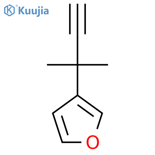 3-(2-methylbut-3-yn-2-yl)furan structure
