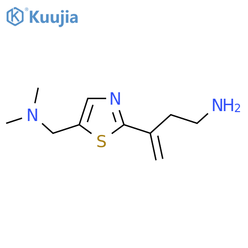 3-{5-(dimethylamino)methyl-1,3-thiazol-2-yl}but-3-en-1-amine structure
