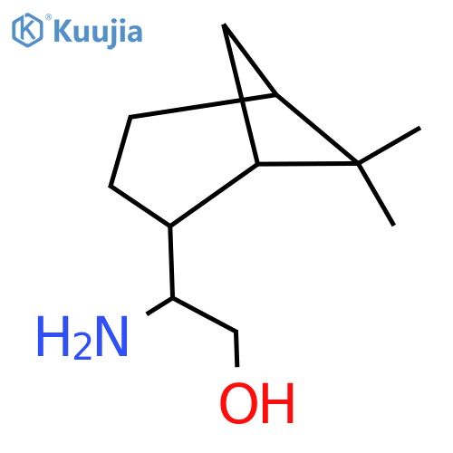 2-amino-2-{6,6-dimethylbicyclo3.1.1heptan-2-yl}ethan-1-ol structure