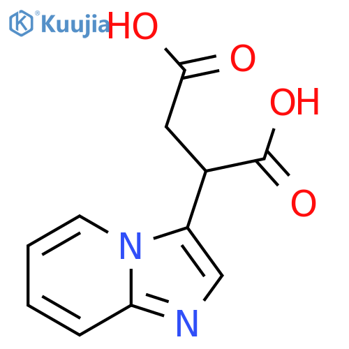 2-{imidazo1,2-apyridin-3-yl}butanedioic acid structure