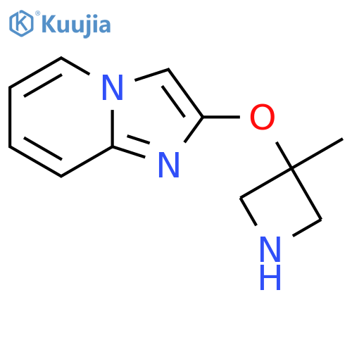 3-{imidazo1,2-apyridin-2-yloxy}-3-methylazetidine structure