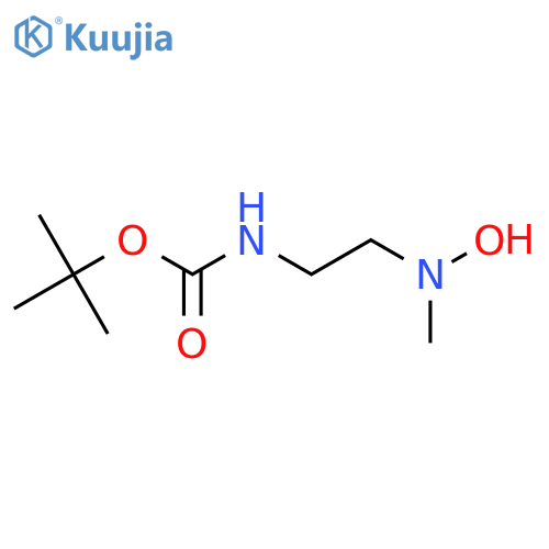 tert-butyl N-{2-hydroxy(methyl)aminoethyl}carbamate structure