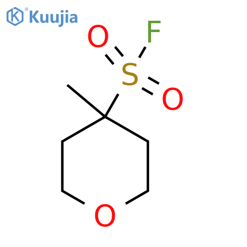 4-methyloxane-4-sulfonyl fluoride structure