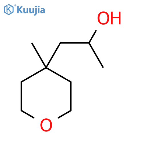 1-(4-methyloxan-4-yl)propan-2-ol structure