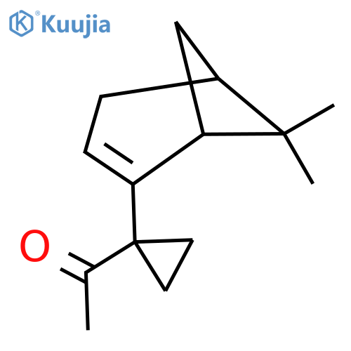 1-(1-{6,6-dimethylbicyclo3.1.1hept-2-en-2-yl}cyclopropyl)ethan-1-one structure