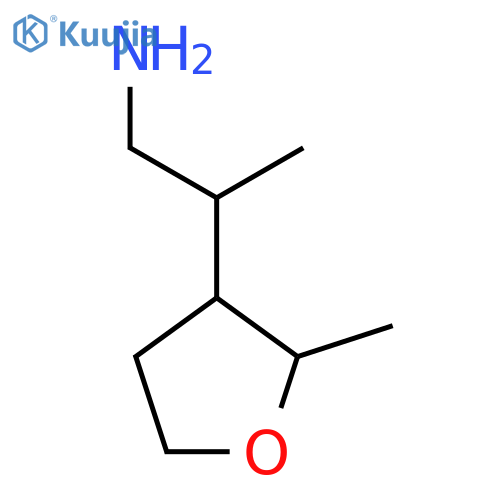 2-(2-methyloxolan-3-yl)propan-1-amine structure
