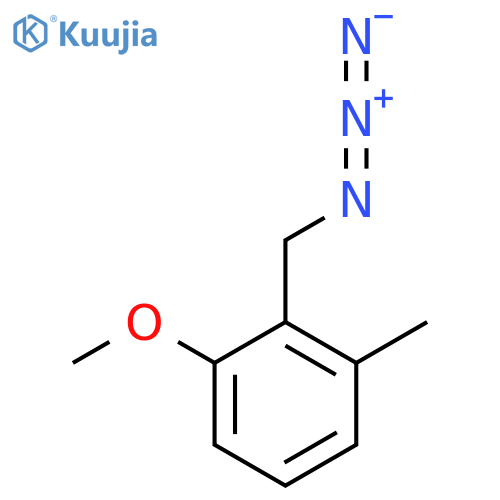 2-(azidomethyl)-1-methoxy-3-methylbenzene structure
