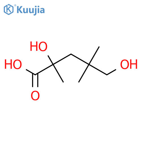 2,5-dihydroxy-2,4,4-trimethylpentanoic acid structure