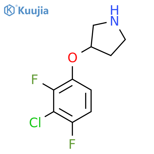 3-(3-chloro-2,4-difluorophenoxy)pyrrolidine structure