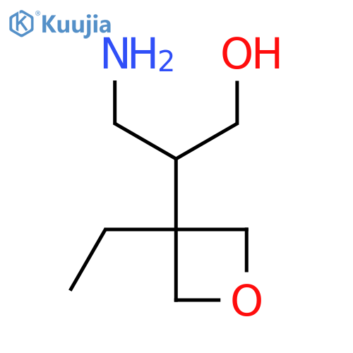 3-amino-2-(3-ethyloxetan-3-yl)propan-1-ol structure