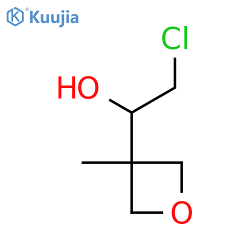 2-chloro-1-(3-methyloxetan-3-yl)ethan-1-ol structure