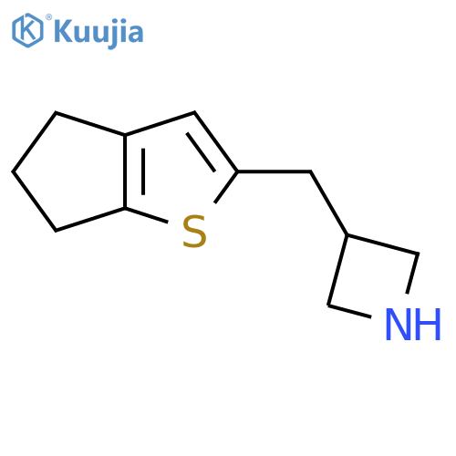 3-({4H,5H,6H-cyclopentabthiophen-2-yl}methyl)azetidine structure