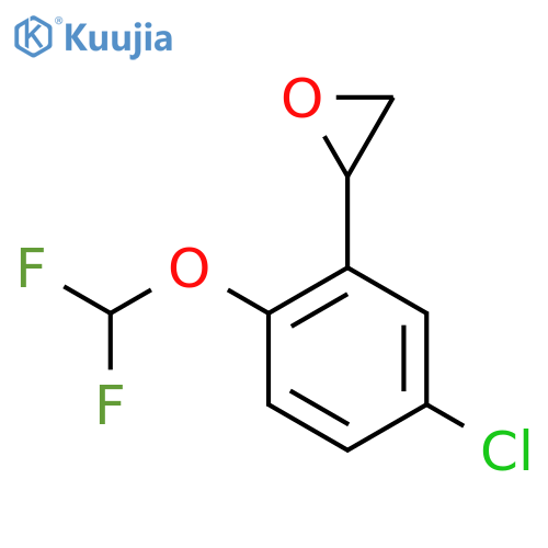 2-5-chloro-2-(difluoromethoxy)phenyloxirane structure