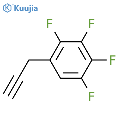 1,2,3,4-tetrafluoro-5-(prop-2-yn-1-yl)benzene structure