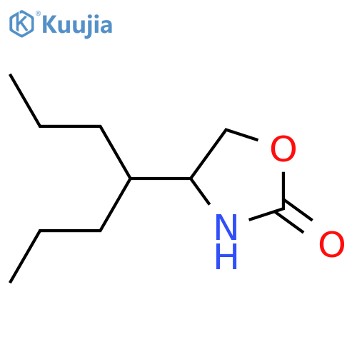 4-(heptan-4-yl)-1,3-oxazolidin-2-one structure