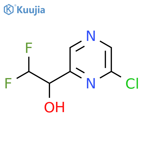 1-(6-chloropyrazin-2-yl)-2,2-difluoroethan-1-ol structure