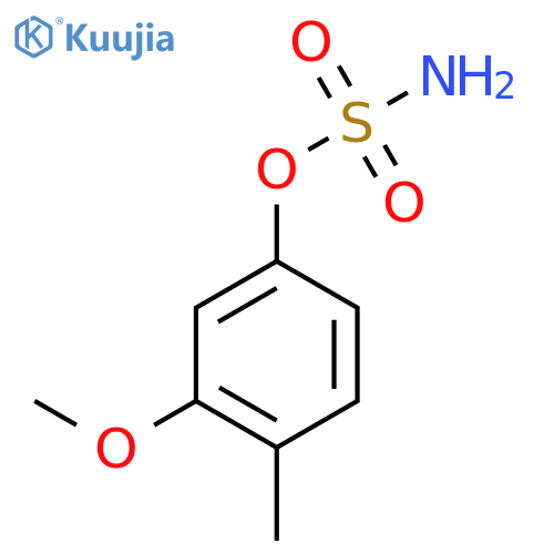 3-Methoxy-4-methylphenyl sulfamate structure
