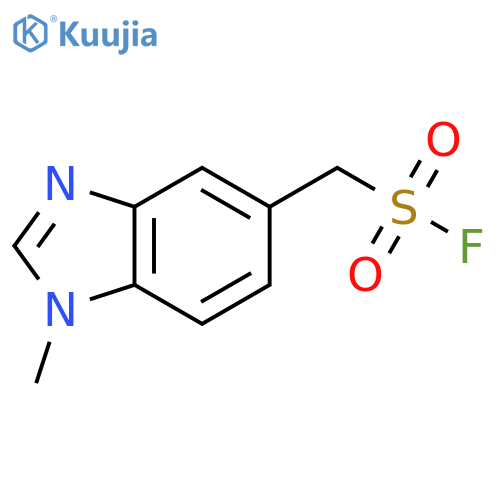 (1-methyl-1H-1,3-benzodiazol-5-yl)methanesulfonyl fluoride structure