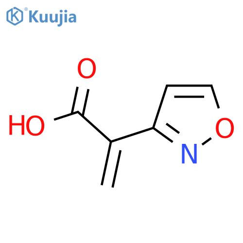2-(1,2-oxazol-3-yl)prop-2-enoic acid structure