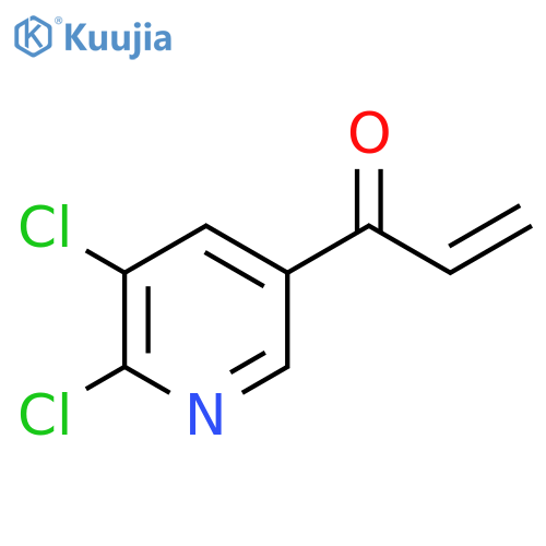 1-(5,6-dichloropyridin-3-yl)prop-2-en-1-one structure