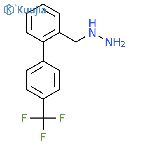 ({2-4-(trifluoromethyl)phenylphenyl}methyl)hydrazine structure