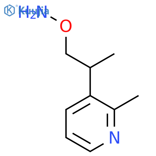 O-2-(2-methylpyridin-3-yl)propylhydroxylamine structure