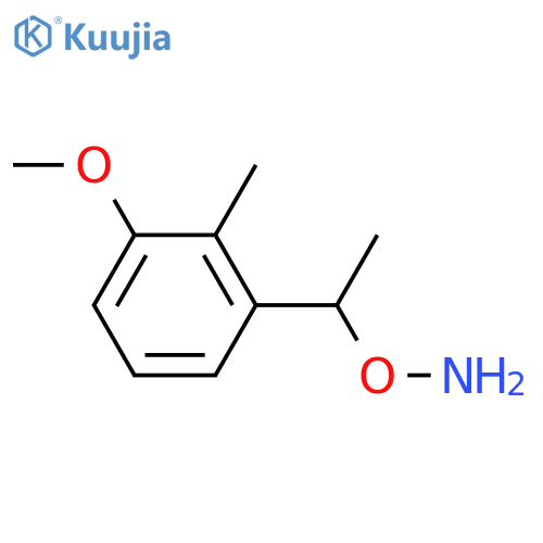 O-1-(3-methoxy-2-methylphenyl)ethylhydroxylamine structure