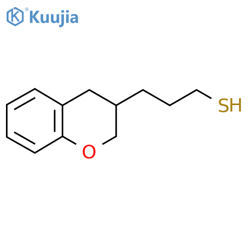 3-(3,4-dihydro-2H-1-benzopyran-3-yl)propane-1-thiol structure