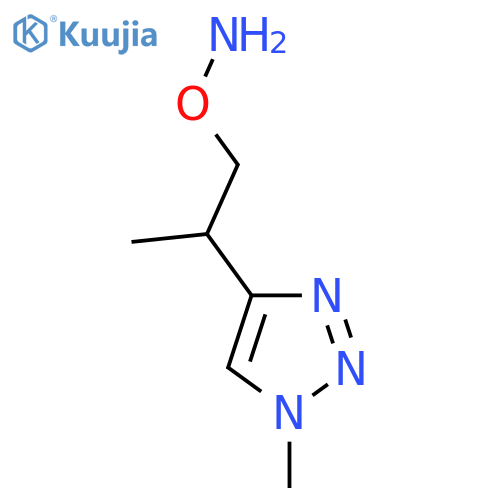 O-2-(1-methyl-1H-1,2,3-triazol-4-yl)propylhydroxylamine structure