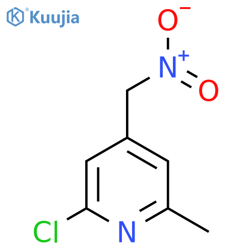 2-chloro-6-methyl-4-(nitromethyl)pyridine structure