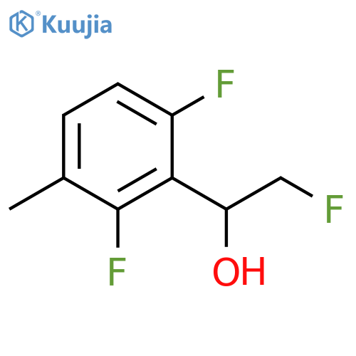 1-(2,6-difluoro-3-methylphenyl)-2-fluoroethan-1-ol structure