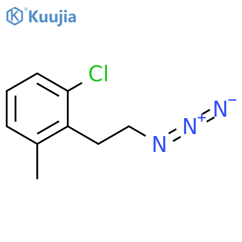 2-(2-azidoethyl)-1-chloro-3-methylbenzene structure
