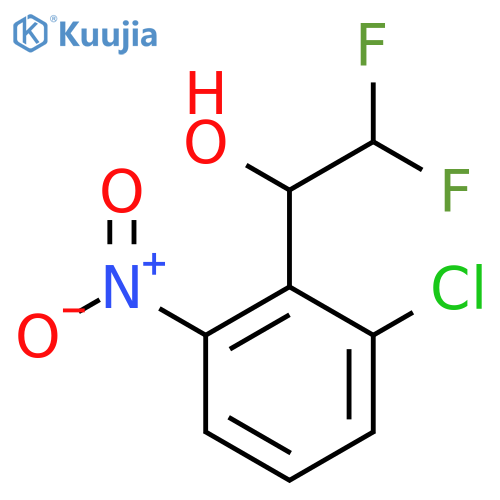 1-(2-chloro-6-nitrophenyl)-2,2-difluoroethan-1-ol structure