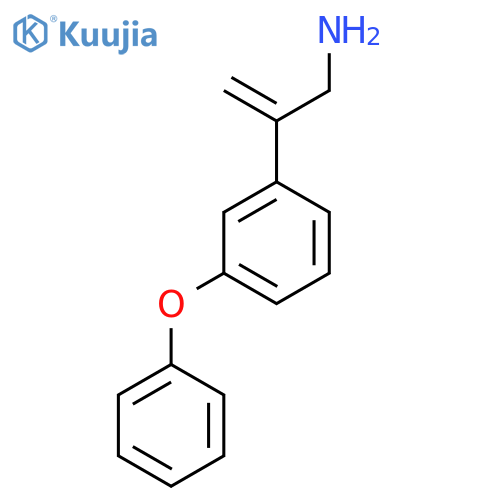 2-(3-phenoxyphenyl)prop-2-en-1-amine structure