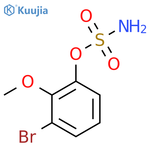 3-bromo-2-methoxyphenyl sulfamate structure