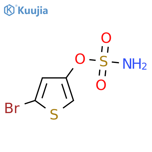 5-bromothiophen-3-yl sulfamate structure