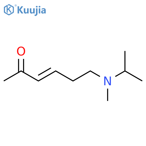 6-methyl(propan-2-yl)aminohex-3-en-2-one structure