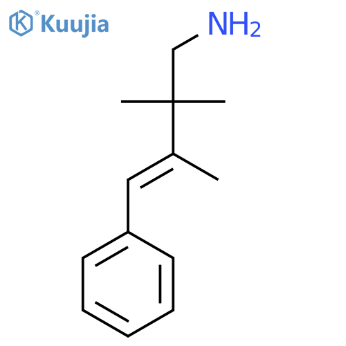 2,2,3-trimethyl-4-phenylbut-3-en-1-amine structure