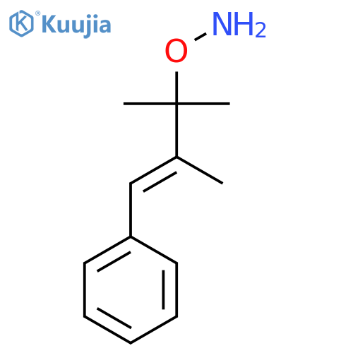 O-(2,3-dimethyl-4-phenylbut-3-en-2-yl)hydroxylamine structure