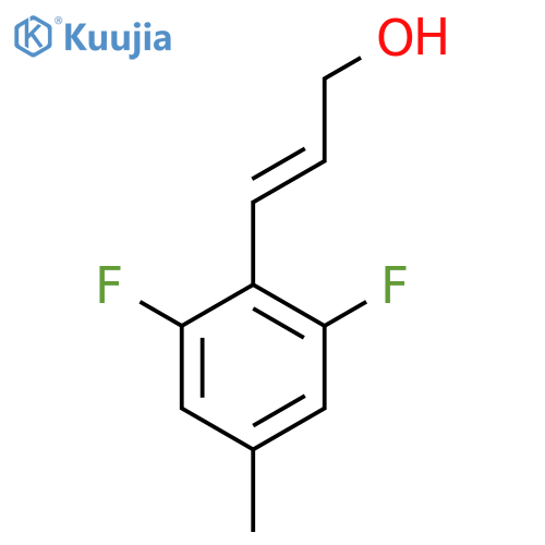 3-(2,6-difluoro-4-methylphenyl)prop-2-en-1-ol structure