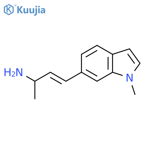 4-(1-methyl-1H-indol-6-yl)but-3-en-2-amine structure