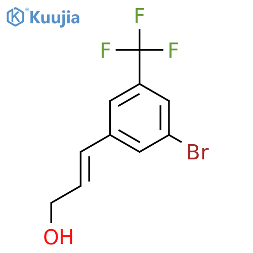 3-3-bromo-5-(trifluoromethyl)phenylprop-2-en-1-ol structure