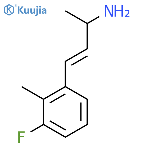 4-(3-fluoro-2-methylphenyl)but-3-en-2-amine structure