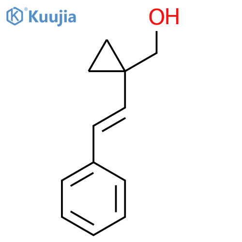 1-(2-phenylethenyl)cyclopropylmethanol structure